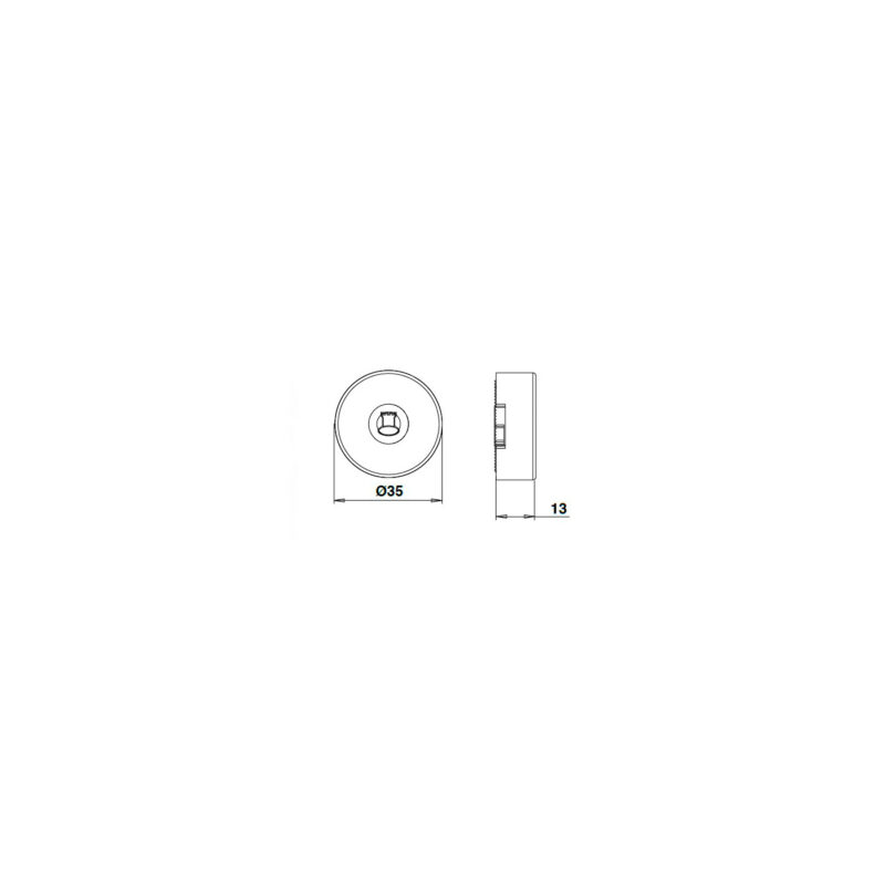 FERMABALCONI MAGNETICI TONDI NERI TORBEL - immagine 2