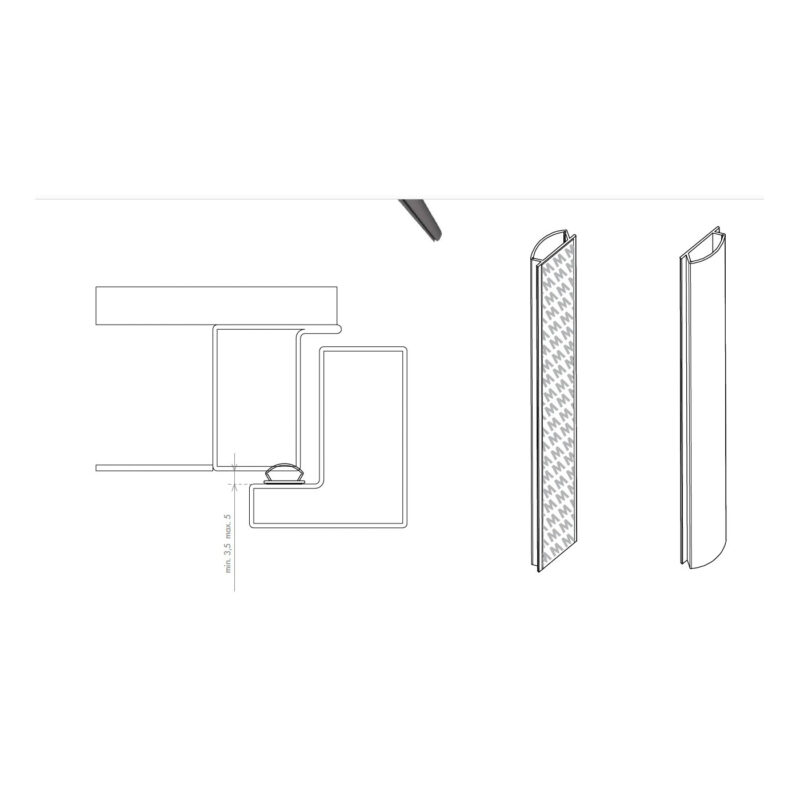 GUARNIZIONI DI TENUTA PER PORTE BLINDATE GUTENADE - immagine 2