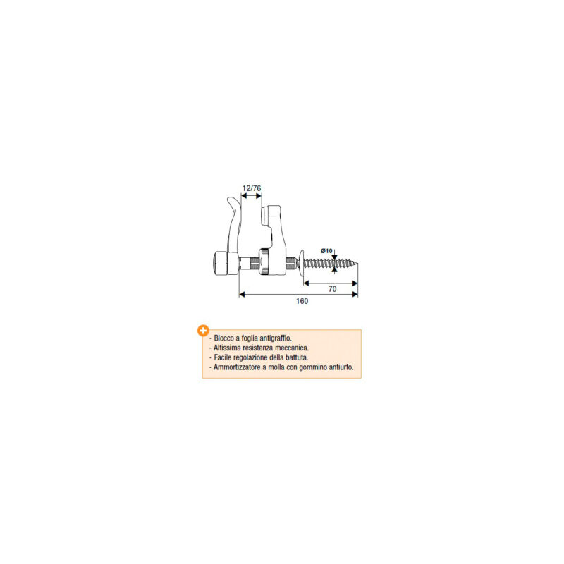 FERMABALCONI A FRULLETTO NYLON TORBEL - immagine 2