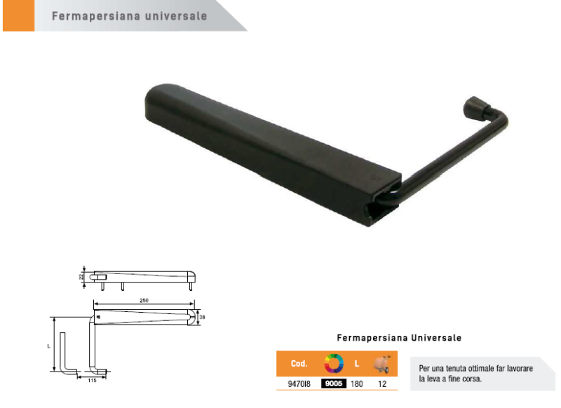 FERMABALCONI A MOLLA UNIVERSALI TORBEL - immagine 3