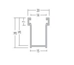 GUIDE PER TAPPARELLE 28x15 - immagine 2