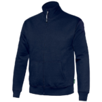 FELPA CON ZIP LUNGA PELMO ISSALINE BLU