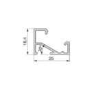 PROFILO ALLUMINIO LED INCLINATO LYNX - immagine 2