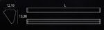 PROFILO ALLUMINIO PER LED SLIM CORNER - immagine 2