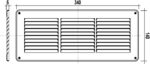 GRIGLIE IN RAME MM 340X140 - immagine 2