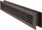 GRIGLIE PLASTICA TELESCOPICHE DA INCASSO MARRONE