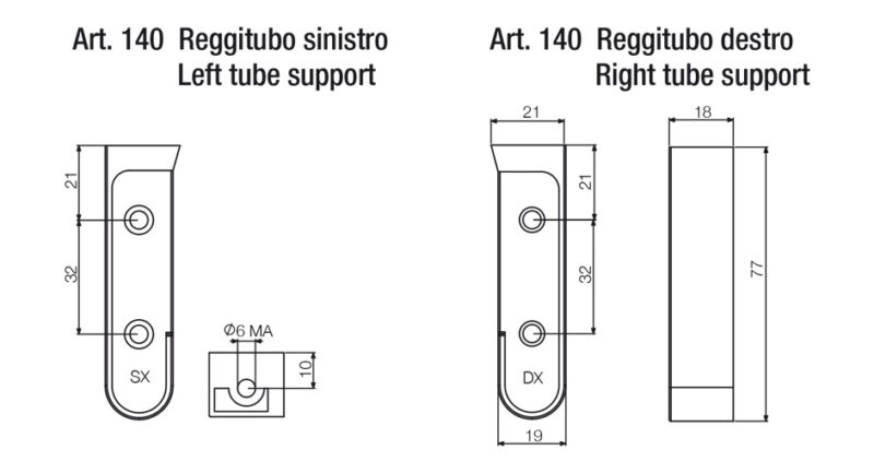 REGGITUBO LATERALE DX - immagine 2