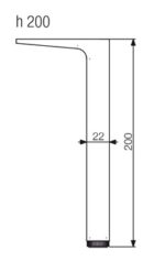 PIEDINI QUADRI ZAMA MM 200 - immagine 3