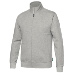 FELPA CON ZIP LUNGA PELMO ISSALINE GRIGIO