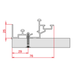 BINARIO SUPERIORE ART.3086 PER STAR FLUID