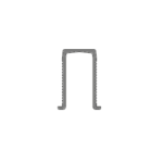 PROFILO GUIDA INFERIORE PVC ART. 121