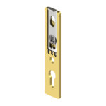 PLACCA BLOCCO PER MANIGLIONE HS OTTONE LUCIDO - immagine 2